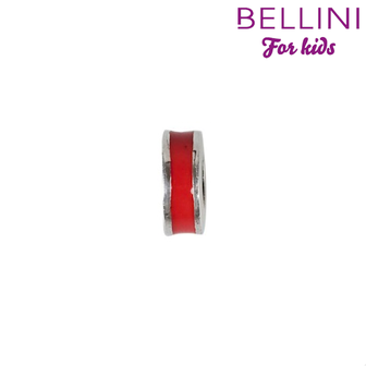 Bellini 569.102 Zilveren Bellini stopper emaille rood