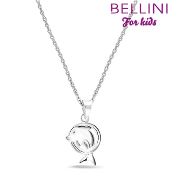 Bellini 574.013 - zilveren kinder collier met hanger dolfijn