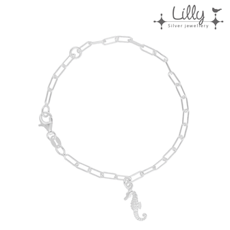 Lilly 104.6412 - zilveren kinder bedelarmband zeespaardje