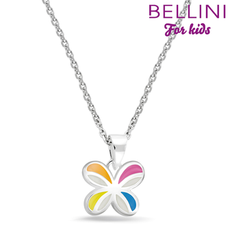 Bellini 574.022 - zilveren kinder collier met hanger vlinder
