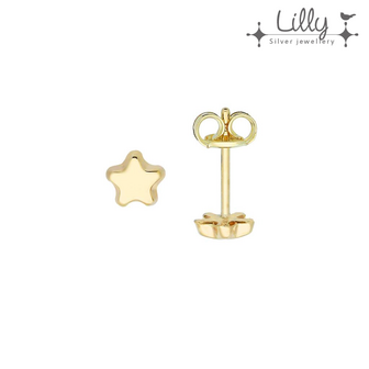 Lilly 206.0541 - 14 karaats gouden kinder oorbellen ster