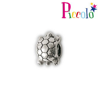 Piccolo APG-447 zilveren bedel schildpad