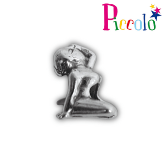 Piccolo APR-687 zilveren bedel horoscoop maagd