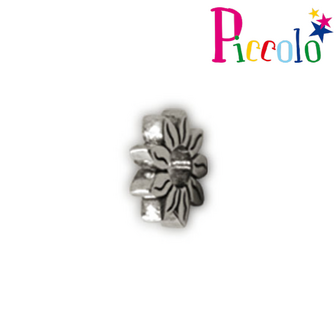 Piccolo APT-009 zilveren spacer bloem