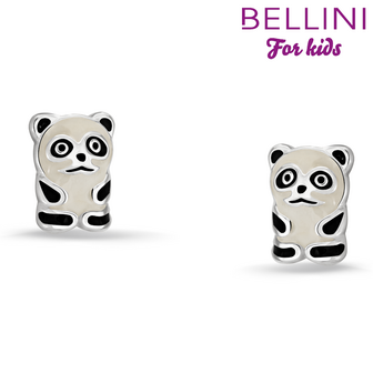 Bellini 575.025 - zilveren kinder oorbellen panda