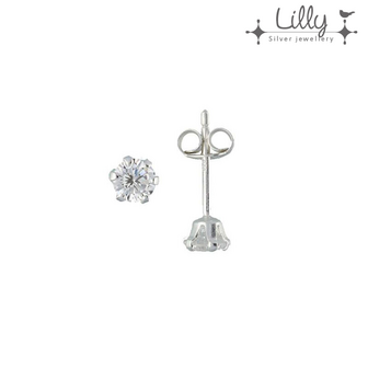 Lilly 106.0252 - zilver kinderoorbellen 4mm