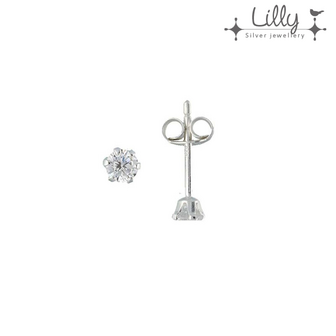 Lilly 106.0252 - zilver kinderoorbellen 2mm