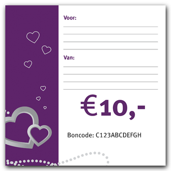 Cadeaubon &euro;10,-