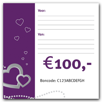 Cadeaubon &euro;100,-