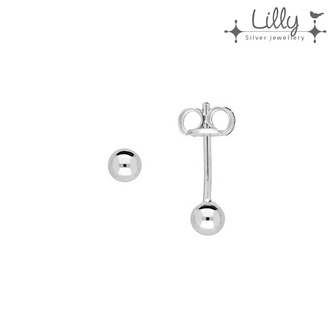Lilly 106.0121 - zilver kinderoorbellen 3mm