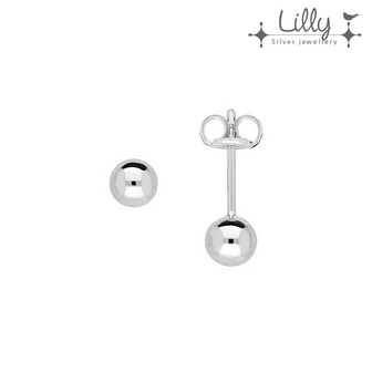 Lilly 106.0121 - zilver kinderoorbellen 4mm