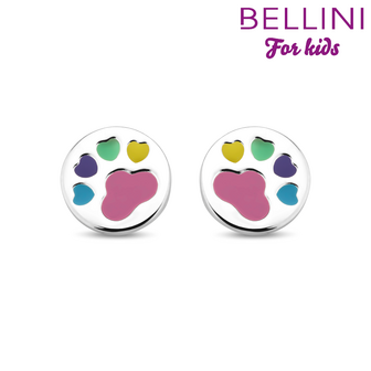 Bellini 575.064 - zilveren kinderoorbellen hondenpoot