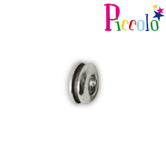 Piccolo APT-001 zilveren spacer groef