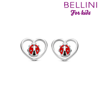 Bellini 575.069 - zilveren kinderoorbellen lieveheersbeestje