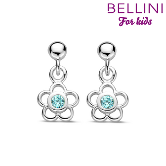 Bellini 575.068 - zilveren kinderoorbellen bloem