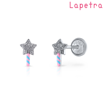 La Petra - LPOS0024 - oorknop mets schroefsluiting