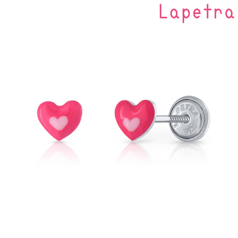 La Petra - LPOS0050 - oorknop hartje met schroefsluiting