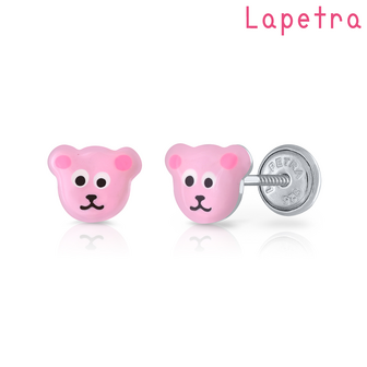 La Petra - LPOS0083 - oorknop beertje met schroefsluiting