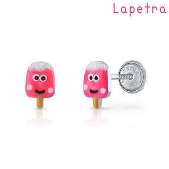 La Petra - LPOS0103 - oorknop ijsje mets schroefsluiting