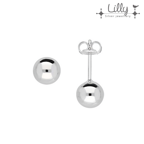 Lilly 106.0121 - zilver kinderoorbellen 6mm