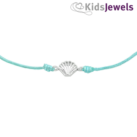 kinderarmband zilveren schelp