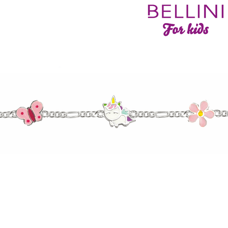 Bellini 573.077 - bedelarmband eenhoorn