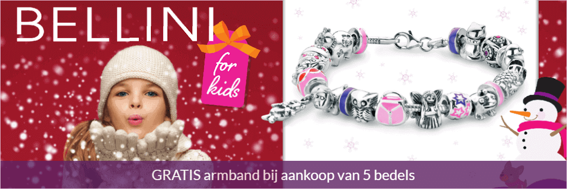 GRATIS basis armband bij aankoop van 5 bedels