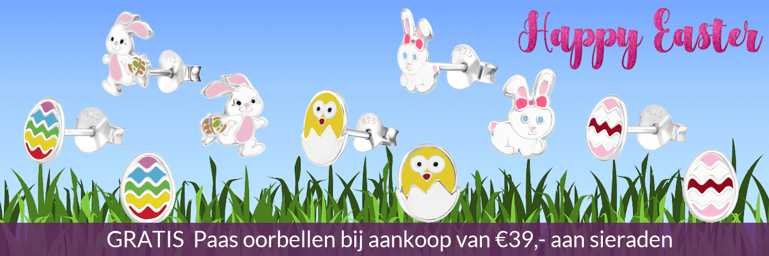 GRATIS paas oorbellen bij aankoop van €29,- aan kindersieraden