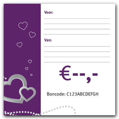 Cadeaubon bedrag naar keuze