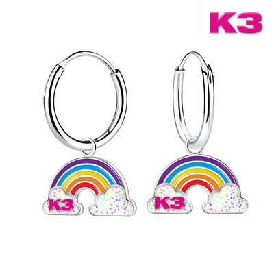 K3 oorhangers regenboog